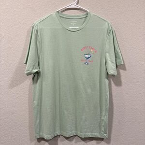 J.Crew men's golf graphic tee sea green Size M